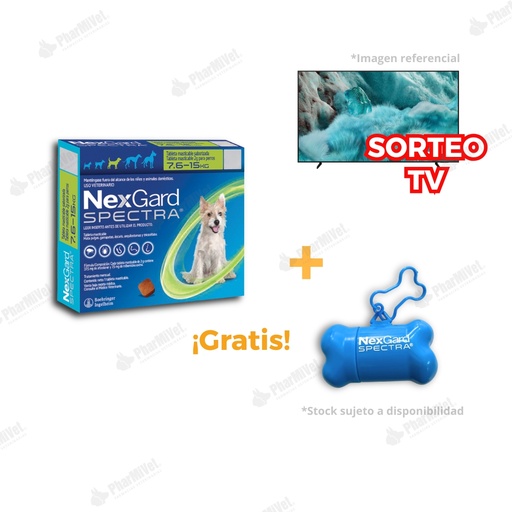 [81010101079] NEX GARD SPECTRA (2 GR) 7.6 - 15 KG x 3 TAB