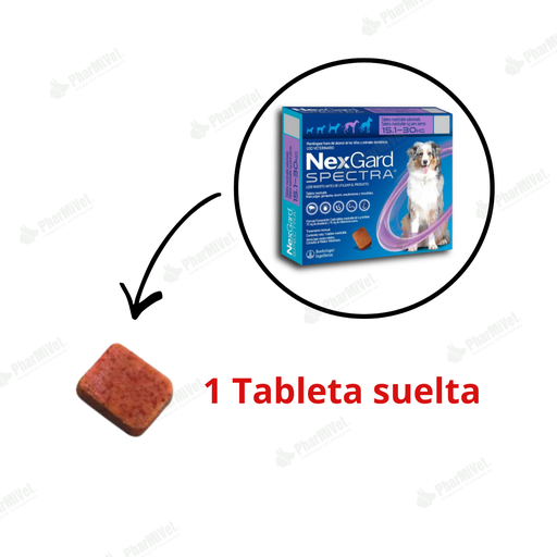[82010101082] NEX GARD SPECTRA (L) 15.1-30 KG X  TAB