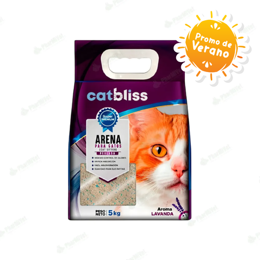 [8P050101001] ARENA CATBLISS PERLADA LAVANDA X 5 KG