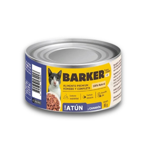 [81040101016] BARKER CON ATUN Y CAMARON LATA X 85 gr