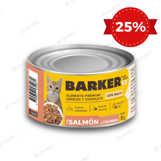 [81040101020] BARKER CON SALMON Y CALABAZA LATA X 85 gr