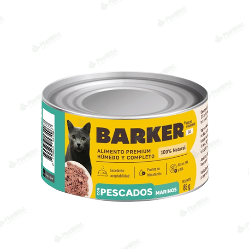 [8P040101019] BARKER CON PESCADO Y MARINOS LATA X 85 gr