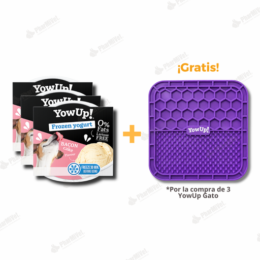 [81040406003] YOWUP GATOS/PERROS HELADO DE PASTEL DE TOCINO 110 GR