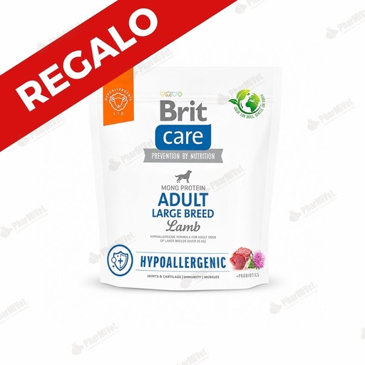 [82040302112] BONIFICACIÓN BRIT CARE DOG HYPOALLERGENIC ADULT LARGE BREED LAMB X 1 KG
