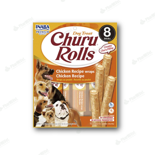 [82040404126] BONIFICACION CHURU ROLLS FOR DOG CHICKEN RECIPE WRAPS CHICKEN RECIPE X UND