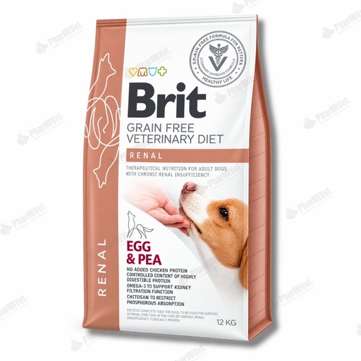 [81040303163] BRIT GF VET DIETS DOG RENAL 12 KG