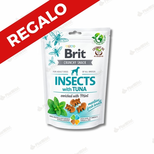 [82040404129] GIFT: BRIT CRUNCHY SNACK INSECTS WITH TUNA 200 GR