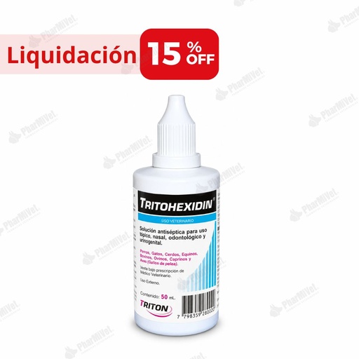 [82050501024] LIQUIDACIÓN: TRITOHEXIDIN GOTAS X 50 ML