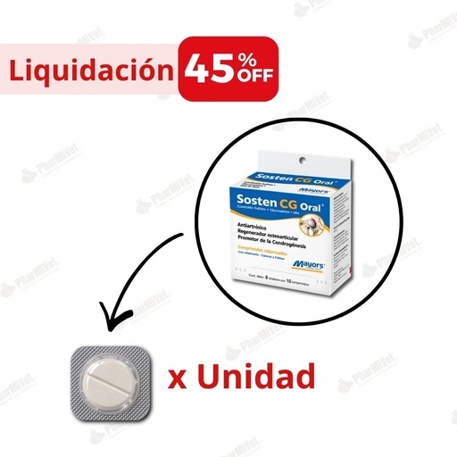 [82010406025] LIQUIDACIÓN: SOSTEN CG ORAL X UND