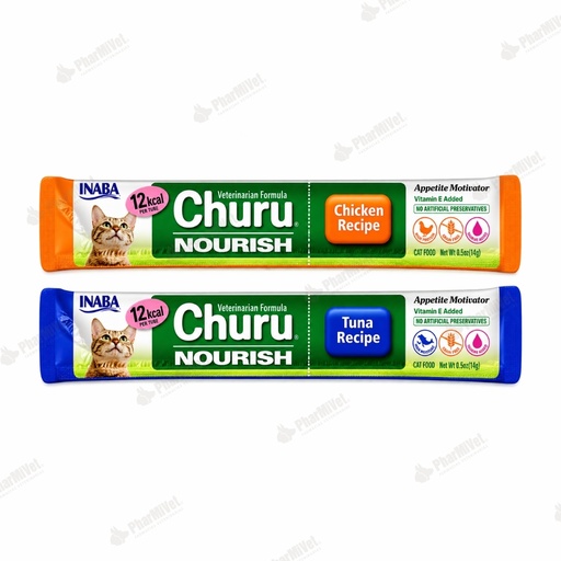 [82040404138] CHURU VET NOURISH ATUN / POLLO X UNID (SABOR ALEATORIO)