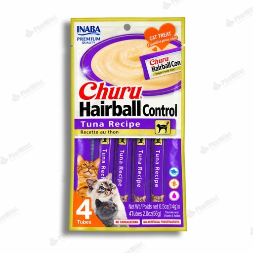 [81040404139] CHURU CONTROL DE BOLA DE PELOS ATUN X 4 UND