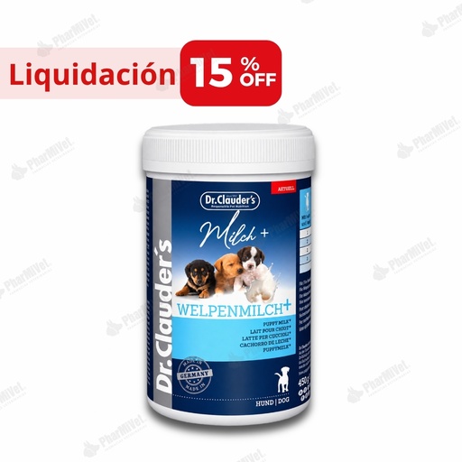 [82040205079] LIQUIDACIÓN: DR CLAUDERS PUPPY MILK X 450 GR