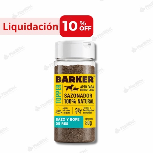 [82040502010] LIQUIDACIÓN: SAZONADOR BARKER BAZO Y BOFE X 80 GR